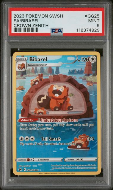 Bibarel (CRZ GG25)(GRADED)(PSA)