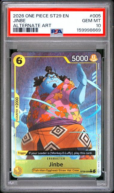 Jinbe (ST29-005) (V.2)(GRADED)(PSA)